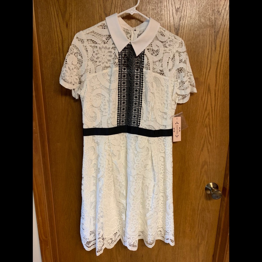 Nanette Lenore white and black dress